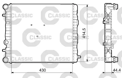 VALEO 233062 Classıc Radyator Skoda Fabıa (Classıc 733062) 