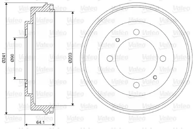 VALEO 237081 Fren Kampanası Mıtsubıshı Carısma, Space Star MR205575