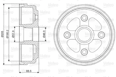 VALEO 237111 Fren Kampanası Suzukı Alto Iıı, Alto Iv 4351184040