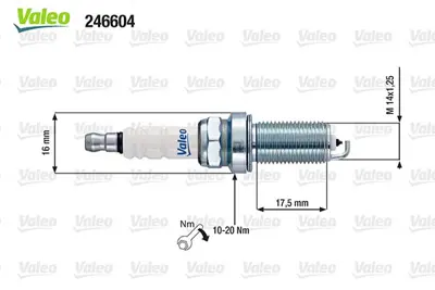 VALEO 246604 Bujı X4 C11h 