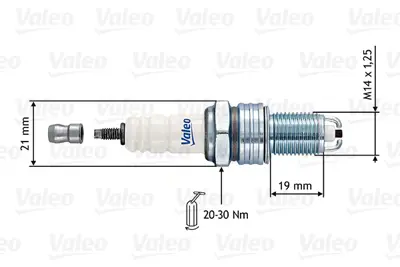 VALEO 246887 Bujı Rl13l2dmc Fıat 101000050AB 59621A