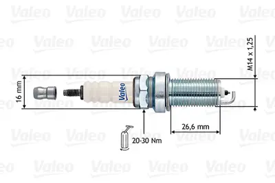 VALEO 246889 Bujı Re13hp 1 224018H316 59628A 9636415880