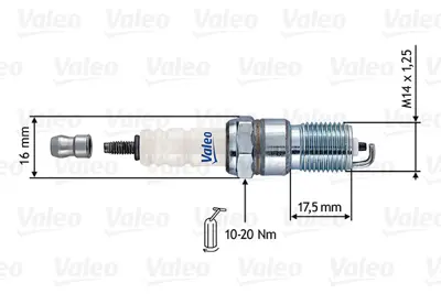 VALEO 246893 Atesleme Bujısı P205 P309 Xu9j1 (Rc72h) Audı A8 Fıesta Iıı Escort Iv 89>95 1,0 / 1,1 / 1,3 