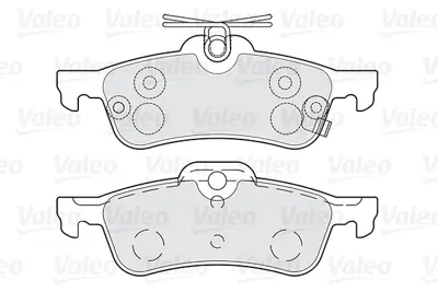 VALEO 301028 Arka Fren Balatası (Tk) Yarıs Made In France 2005> 1,0vvtı / 1,3vvtı / 1,3vvtı 100 / 1,4d4 D 44660D010 4466YZZE6