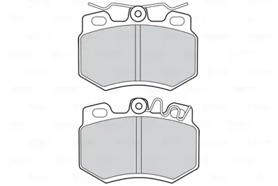 VALEO 301176 On Balata P205 1,4 1,6 Gtı 1,7 (83 94) P309 1,4 1,6 1,8 1,9d (89 93) / (Fıslı) 425282