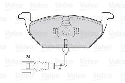 VALEO 301332 On Fren Balatası Golf Iv 97> Bora 98> Polo V 09> Polo Iv 01> Jetta Iv 10> Beetle 11> Up 11> Lt28-35  6R0698151A