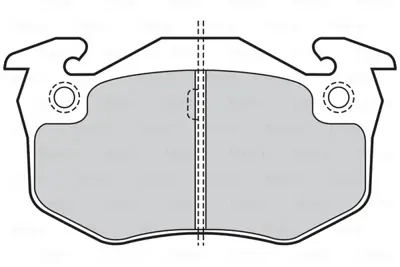 VALEO 301396 Arka Fren Balatası R9 R11 R19 Clıo I Iı Megane I Symbol Saxo Xsara P306 P309 1,6 / 1,8 / 2,0 425442 425490 7701207034 95666971