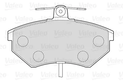 VALEO 301484 On Fren Balatası Passat A4 Exeo 94>05 (Tıcarı Uretım) 8E0698151M