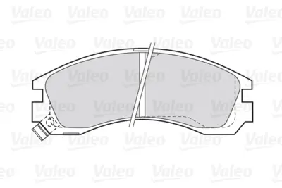 VALEO 301517 On Fren Balatası L200 2,4 2,5td Pajero 2,4 91 94 2,5tdıc 91 99 425430 MZ690007