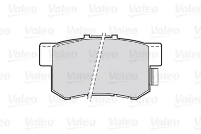 VALEO 301682 Arka Fren Balatası (Tk) Accord Vıı 2,2ı Type R / 3,0 V6 24v 99 03 Cıvıc 2,0ı Type R 02 Integra 1, 5580080J03 6430S7S000 SFP000080