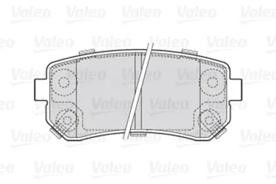 VALEO 301867 Arka Fren Balatası Hyundaı Accent Era 06-> / I20 08-15 / I30 07-12 / Ix20 10-> / Ix35 10-> / Sonata  583021YA50 583022SA35