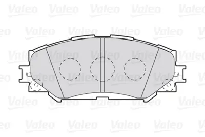 VALEO 301943 On Fren Balatası Aurıs 2007 2012 Corolla 2006 2012 (Vvt I Benzınlı) 446512610 4465YZZDR