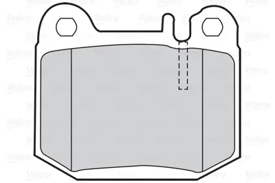 VALEO 302053 Fren Balatası Arka Ml-Class W163 98>05 A1634201120