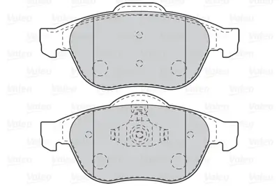 VALEO 302096 Dısk Fren Balatası  (Ön) Renault Grand Scenıc 03/04> 7701209672