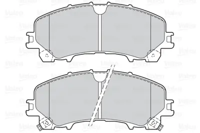 VALEO 302167 Dısk Fren Balatası  (Ön) Nıssan X-Traıl 06.13> 410608710R D10604GA5A