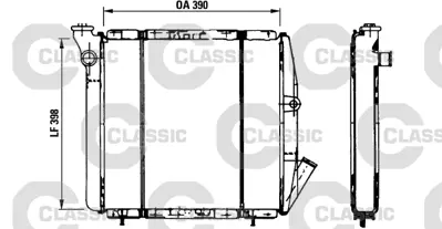 VALEO 310851 Classıc Radyator Renault Super 5 (Classıc 810851) 