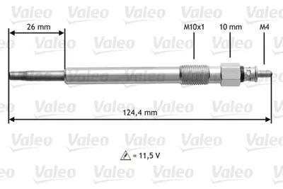 VALEO 345162 Kızdırma Bujisi Land Rover Dıscovery 2.5tdi 1993-1998 1500081 ETC8847