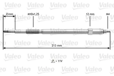 VALEO 345221 Kızdırma Bujısı Nıssan 110652W21A