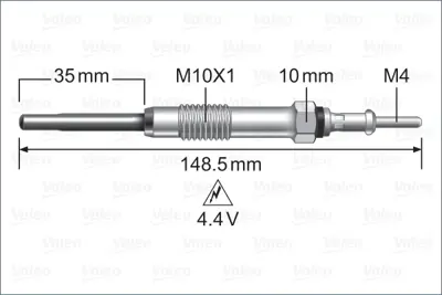 VALEO 345225 Kızdırma Bujisi Cıtroen.Jumper 9675680980 BK3Q6M090AB LR029960