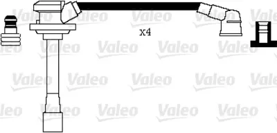 VALEO 346025 Ateşleme Kablo Tk. Kıa Rıo 16v 01 K30F18140 T236B