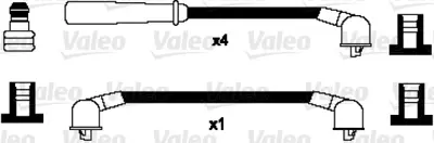 VALEO 346064 Ateşleme Kablo Tk. Suzukı Alto 8. 16v 93 02 3370563B10 3370683X50 T327B