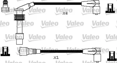 VALEO 346290 Ateşleme Kablo Tk. Opel Vectra 8v 95 96 