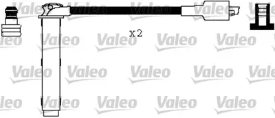 VALEO 346337 Bujı Kablosu (2 Adet)18 Kf Land Rover Freelander L314 1.8 98>06 GHT291 NGC104170 NGC104170L T565B