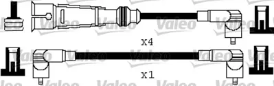 VALEO 346415 Ateşleme Kablo Tk. Volkswagen Polo 8v 95 99 