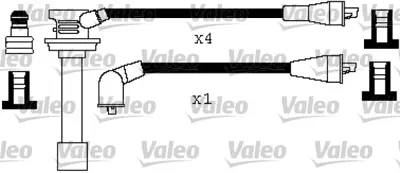 VALEO 346533 Ateşleme Kablo Tk. Suzukı Grandvıtara 16v 98 01 3370571C10