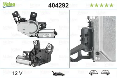 VALEO 404292 Sılecek Motoru Arka A-Class W168 97>04 Vaneo 414 02>05 A1688200442