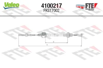 VALEO 4100217 Aksesuar Binek 90446929