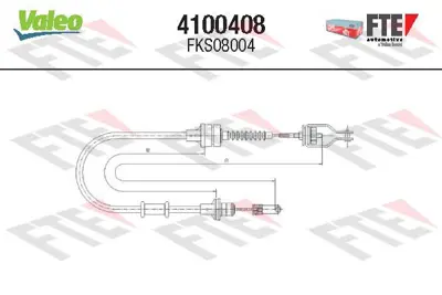 VALEO 4100408 Aksesuar Binek 307706F610