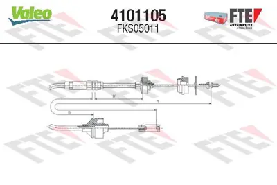 VALEO 4101105 Aksesuar Binek 2150R1