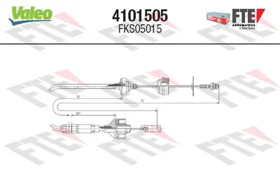 VALEO 4101505 Aksesuar Binek 2150V7 9625275680