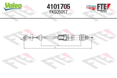 VALEO 4101705 Aksesuar Binek 2150CX