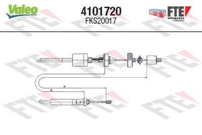 VALEO 4101720 Aksesuar Binek 8200073170