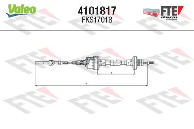 VALEO 4101817 Aksesuar Binek 90522456