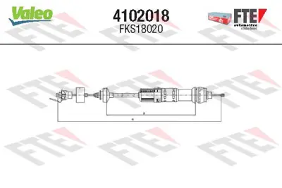 VALEO 4102018 Aksesuar Binek 2150Z6 9646122580