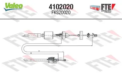 VALEO 4102020 Aksesuar Binek 6025304915