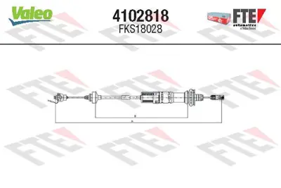 VALEO 4102818 Aksesuar Binek 2150X4