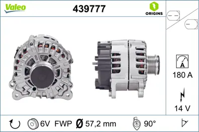 VALEO 439777 Alternator A4 Q7 3,0tdı 08> 59903019D