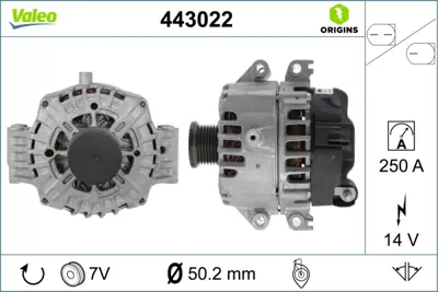 VALEO 443022 Alternator  Bmw G30 M5 12318053535