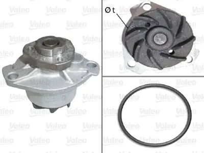 VALEO 506484 Devırdaım Su Pompası Galasy 2,8 V6 95>00 Mercedes V280 97>03 Seat Alhambra 2,8 V6 00>10 Vw Sharan 2, 1673519 21121004X A0002000701