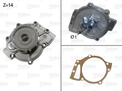 VALEO 506588 Devırdaım Laguna I Safrane Iı 2.0 16v Focus Iı Kuga I Mondeo Iv S Max Volvo S40 S60 I / Iı V40 9496429