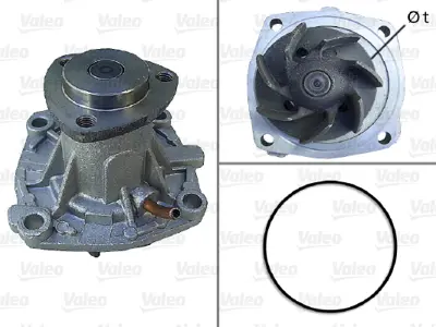 VALEO 506589 Su Pompası Jeep 1032940 1334123 4864566