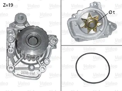 VALEO 506661 Su Pompası Honda 19200PDFE01