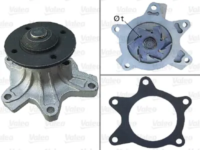 VALEO 506907 Devırdaım Toyota Corolla  Mını R50 R56 1.4 D4d 2004-2007 Yarıs 1.4 D4d 2005-> (P9) Aurıs 1.4 D4d 200 11517790871 1610039395