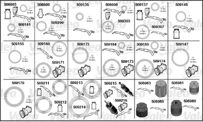 VALEO 509295 Klıma Tamır Takımı Mazda 