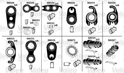 VALEO 509338 Klıma Tamır Takımı Chrysler 