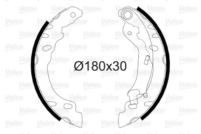 VALEO 564082 Arka Fren Balatası (Pabuc) Ford Ka Mazda Iı 1,2 / 1,3 08 /> Panda Fıat 500 1,2 / 1,3 Jtd 07> 77365085